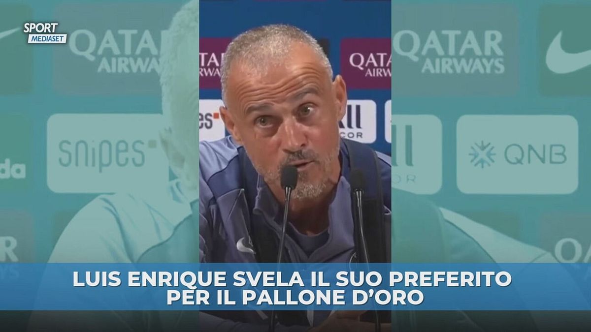 Pallone d'oro: Luis Enrique "canta" il suo preferito