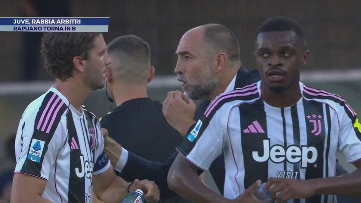 Juve, rabbia arbitri