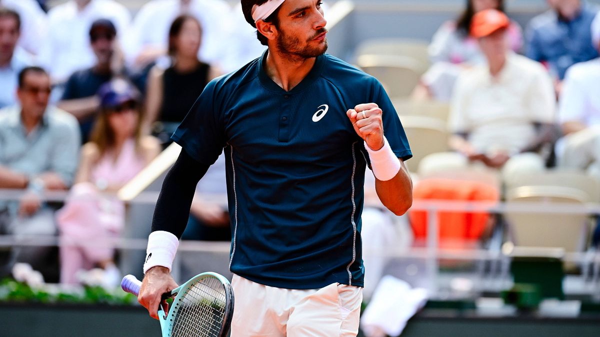 Lorenzo Musetti al Roland Garros