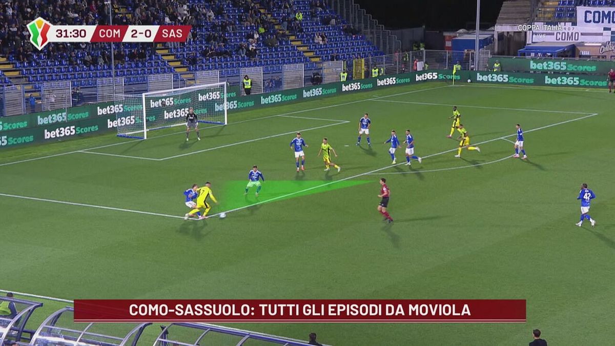 La moviola di Como-Sassuolo: "Che visione!"