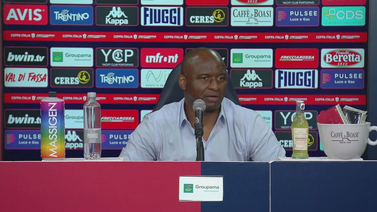 Vieira: "Preso fiducia. Colombo senza gol? Vi spiego…"