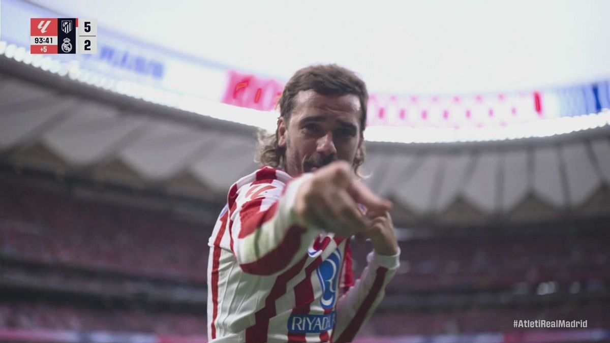 93' | Gol di Griezmann (Atletico Madrid-Real Madrid 5-2)