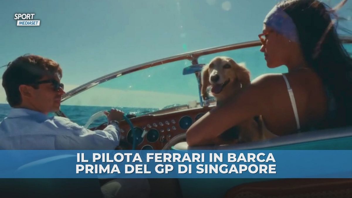Relax in barca per Leclerc