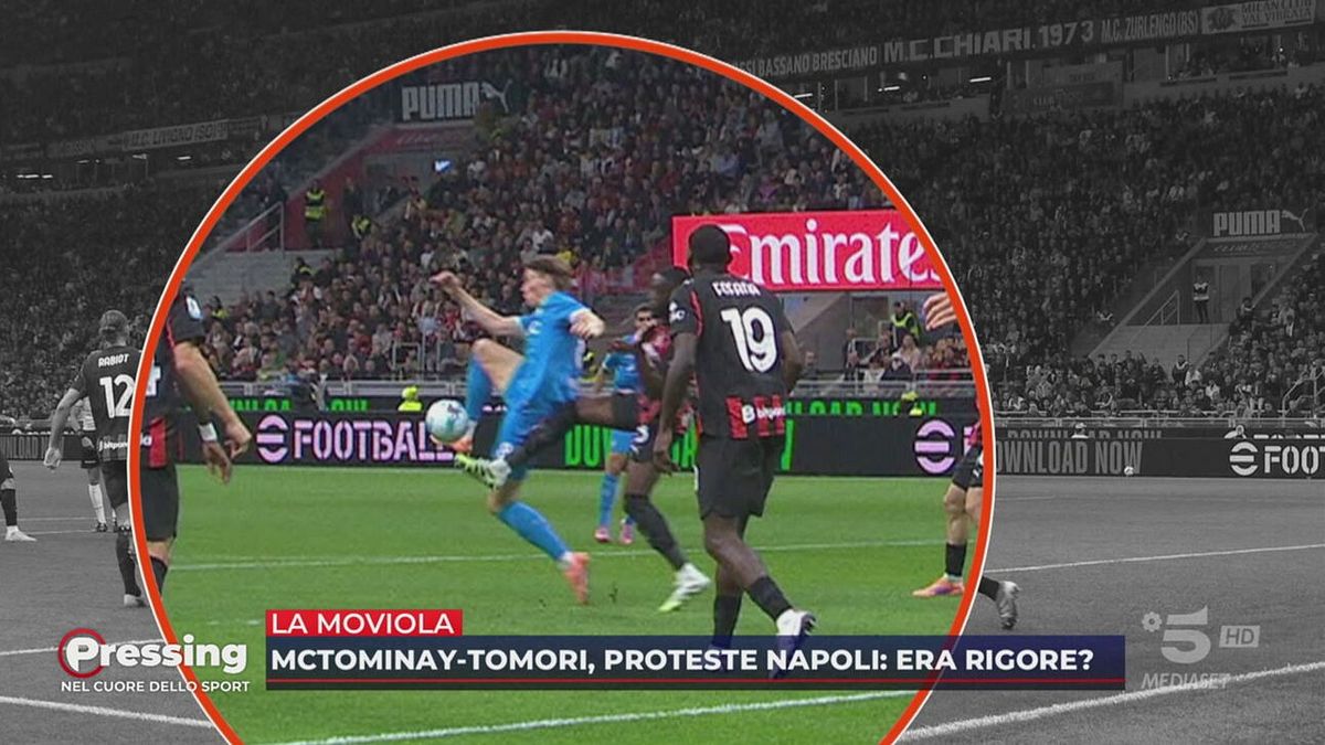 La moviola di Milan-Napoli: manca un rigore su McTominay?