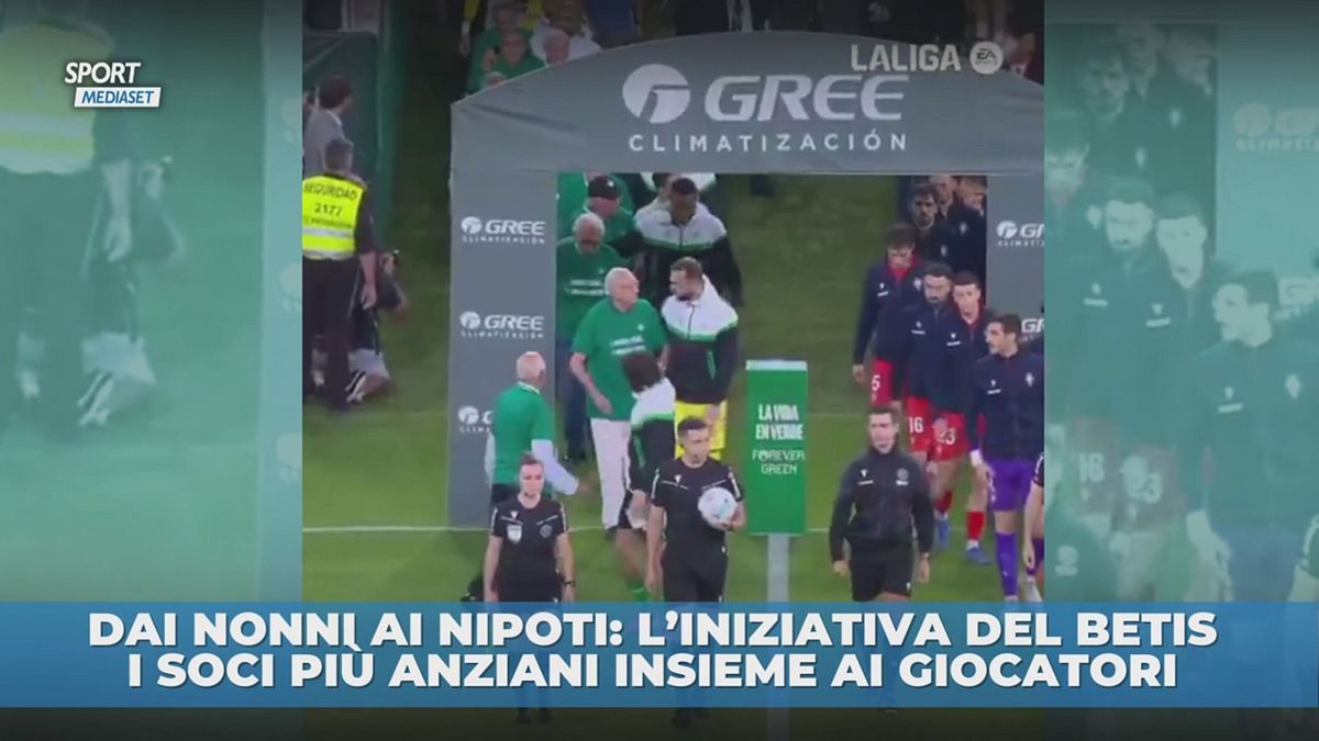 Betis, nonni in campo