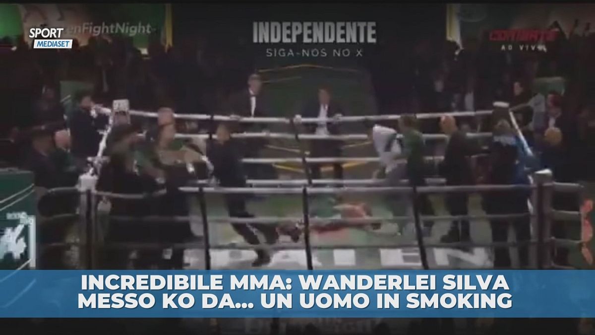 Mma: messo ko da un uomo in smoking