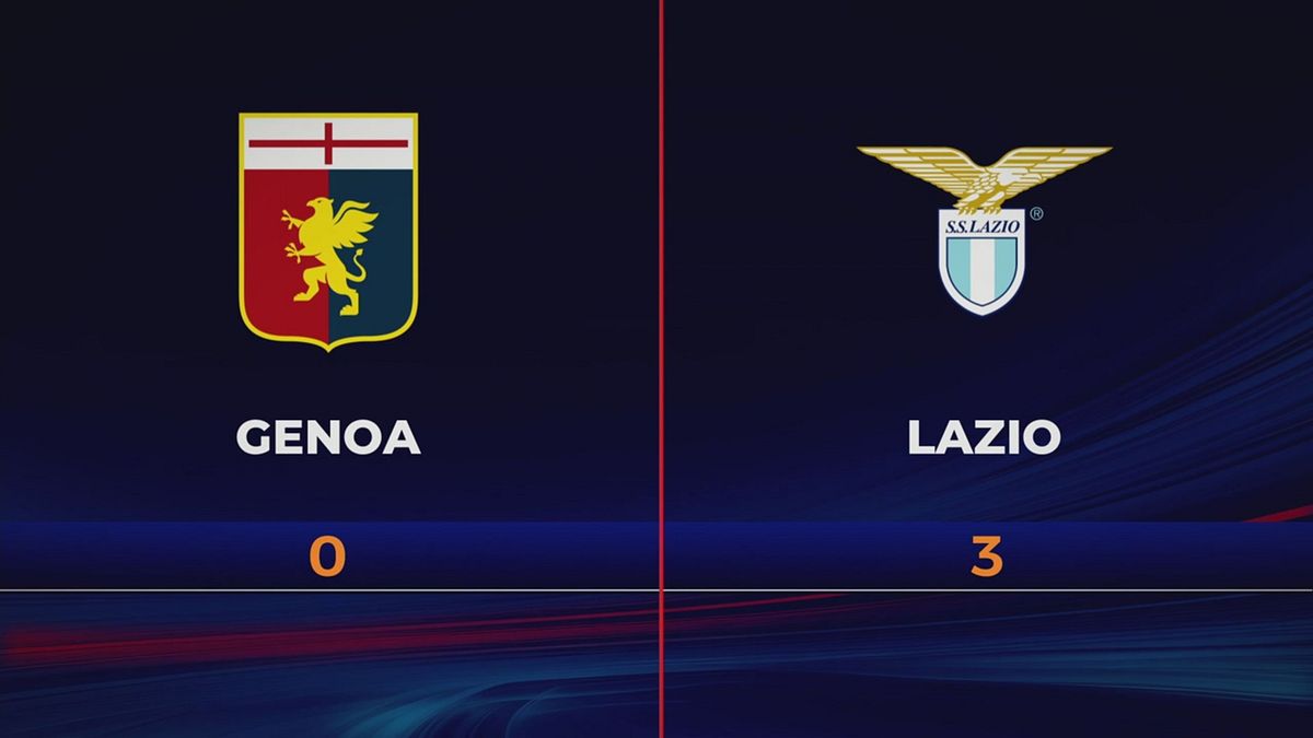 Genoa-Lazio 0-3: gli highlights
