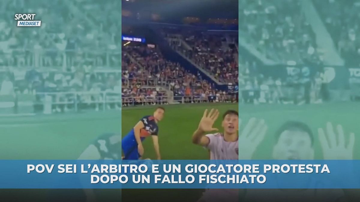 Ref cam: il pov dell'arbitro durante una protesta