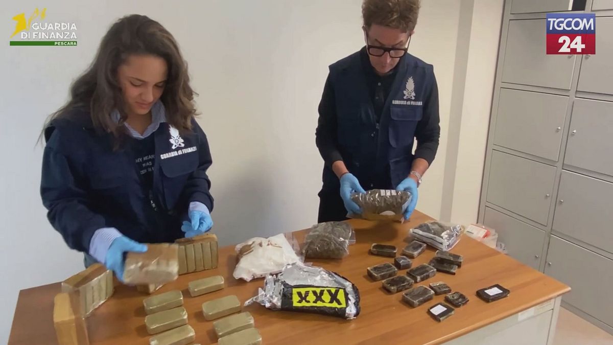 Traffico di droga gestito dal carcere di Pescara: tre misure cautelari eseguite dalla Gdf