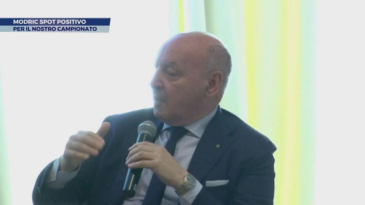 Marotta: "Modric spot positivo per il nostro campionato"