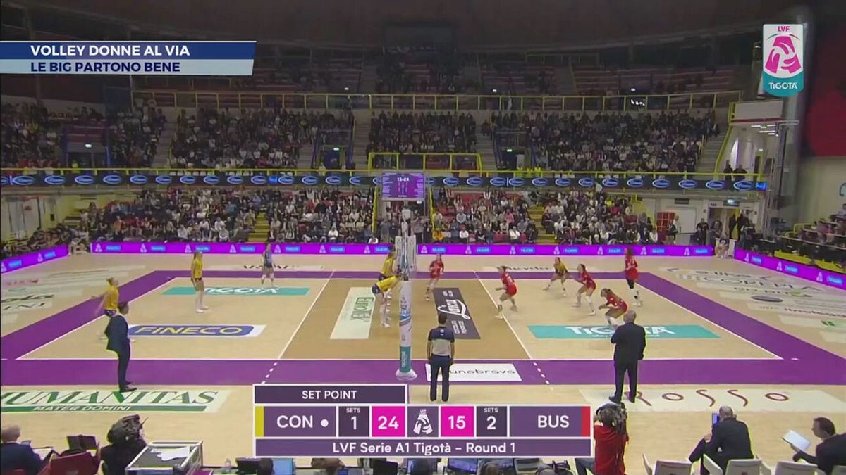 Volley donne al via