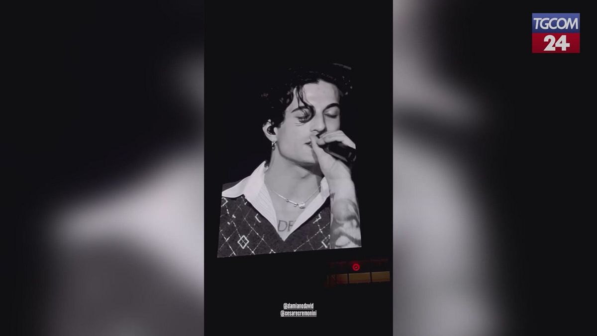 Damiano David conquista il Forum di Assago: duetto a sorpresa con Cesare Cremonini