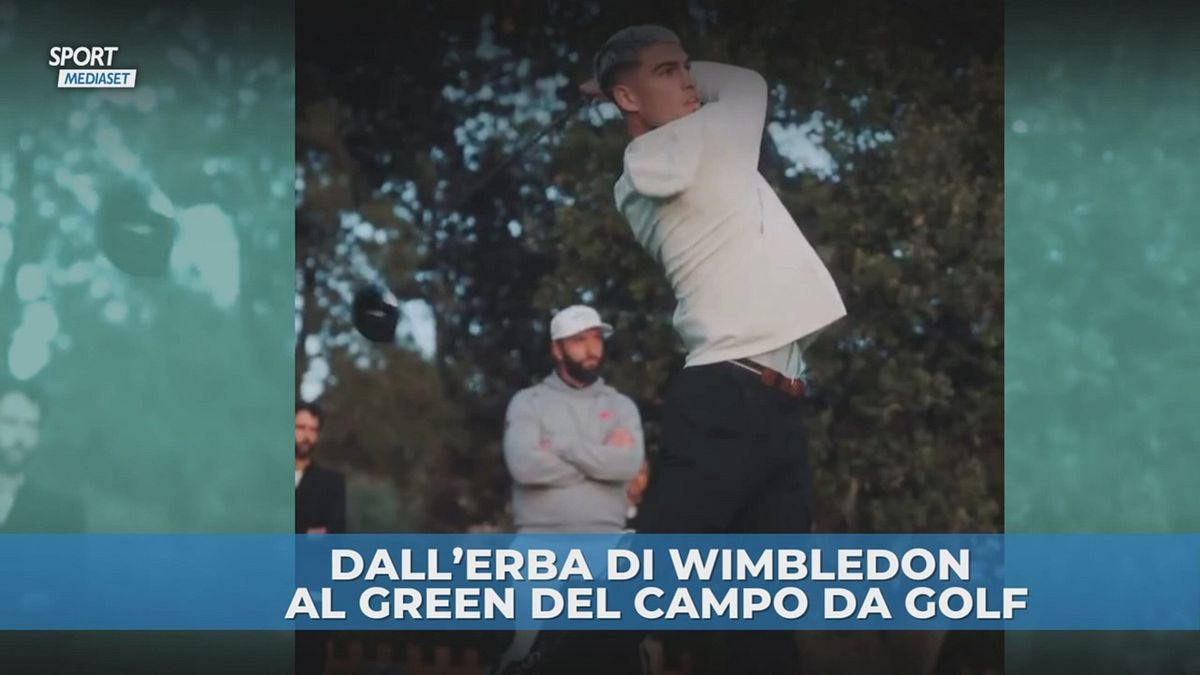 Dal tennis al golf: Alcaraz sfida Rahm