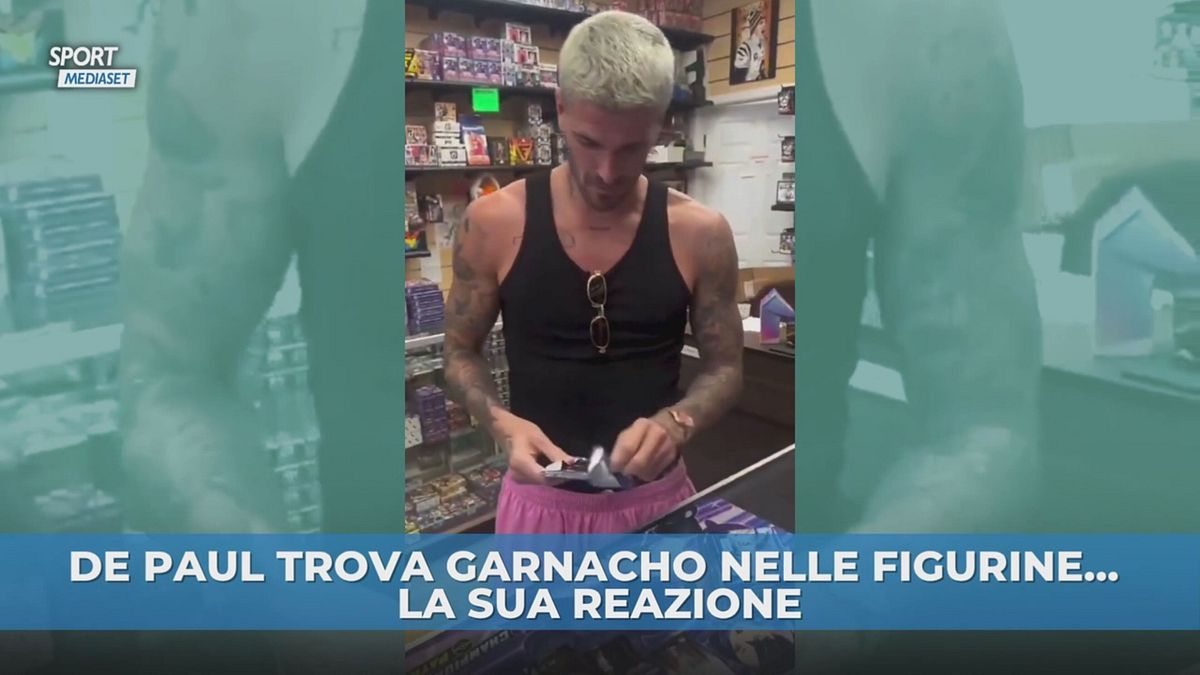 De Paul spacchetta le figurine e… trova Garnacho