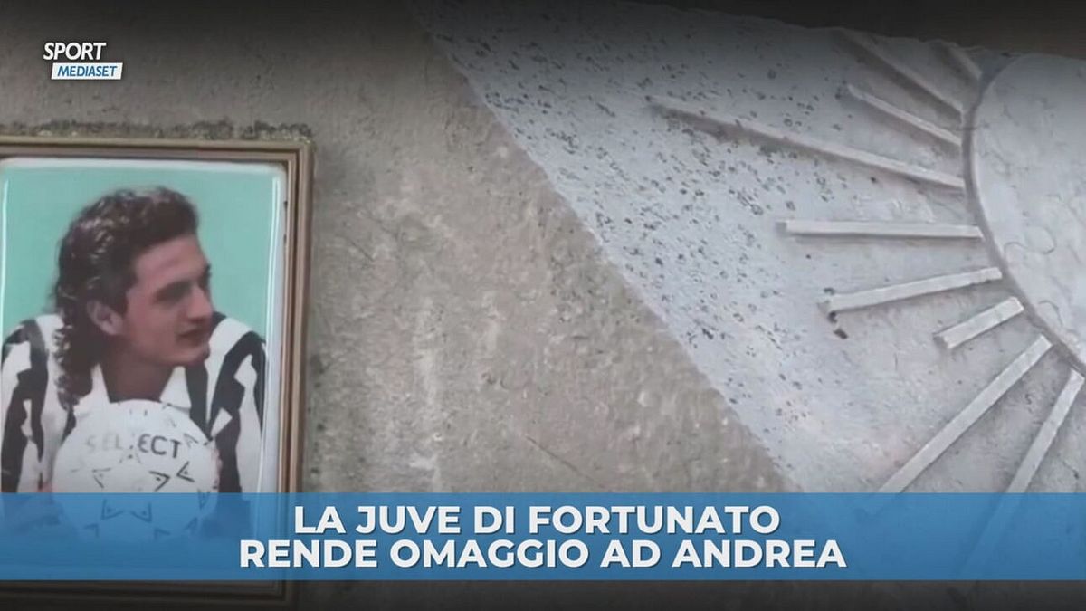 L'omaggio ad Andrea Fortunato