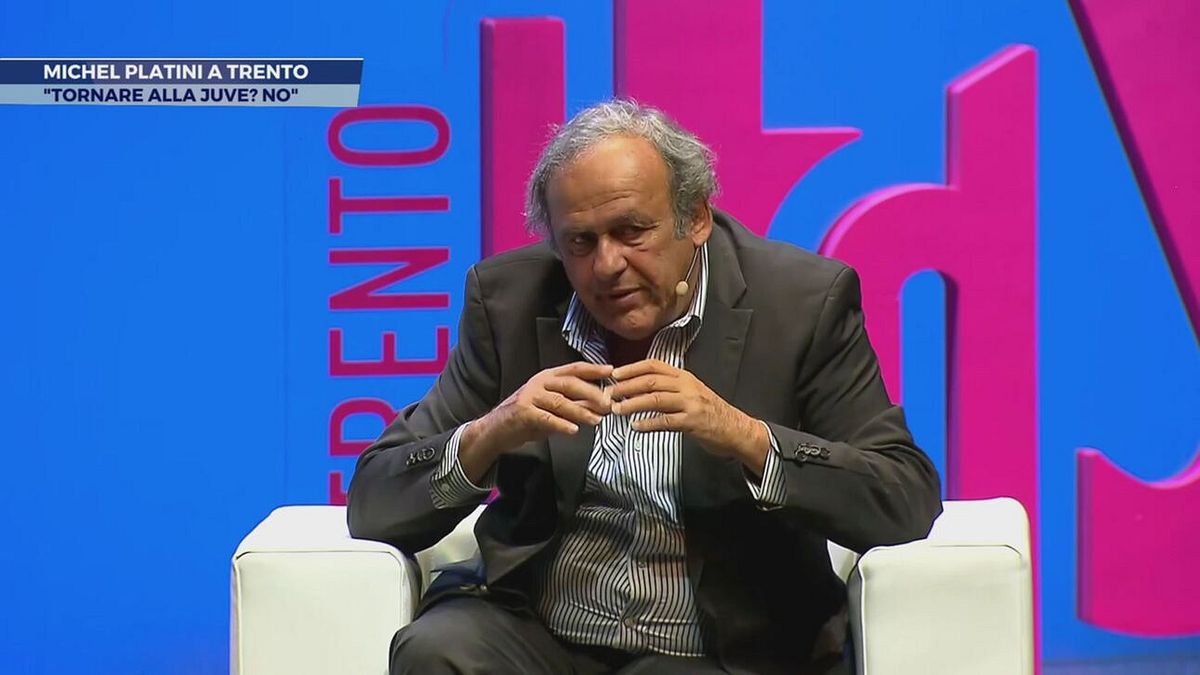 Michel Platini a Trento