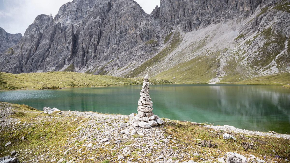 Lago Steinsee, Lechtaler Alpen, Adlerweg Tappa 20 Foto: Tirol Werbung, Dominik Gigler 
