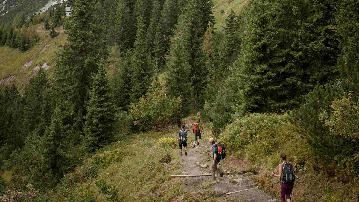 Kaisergebirge, tappa numero 1  Sentiero dell'Aquila Foto: Tirol Werbung, Jens Schwarz 