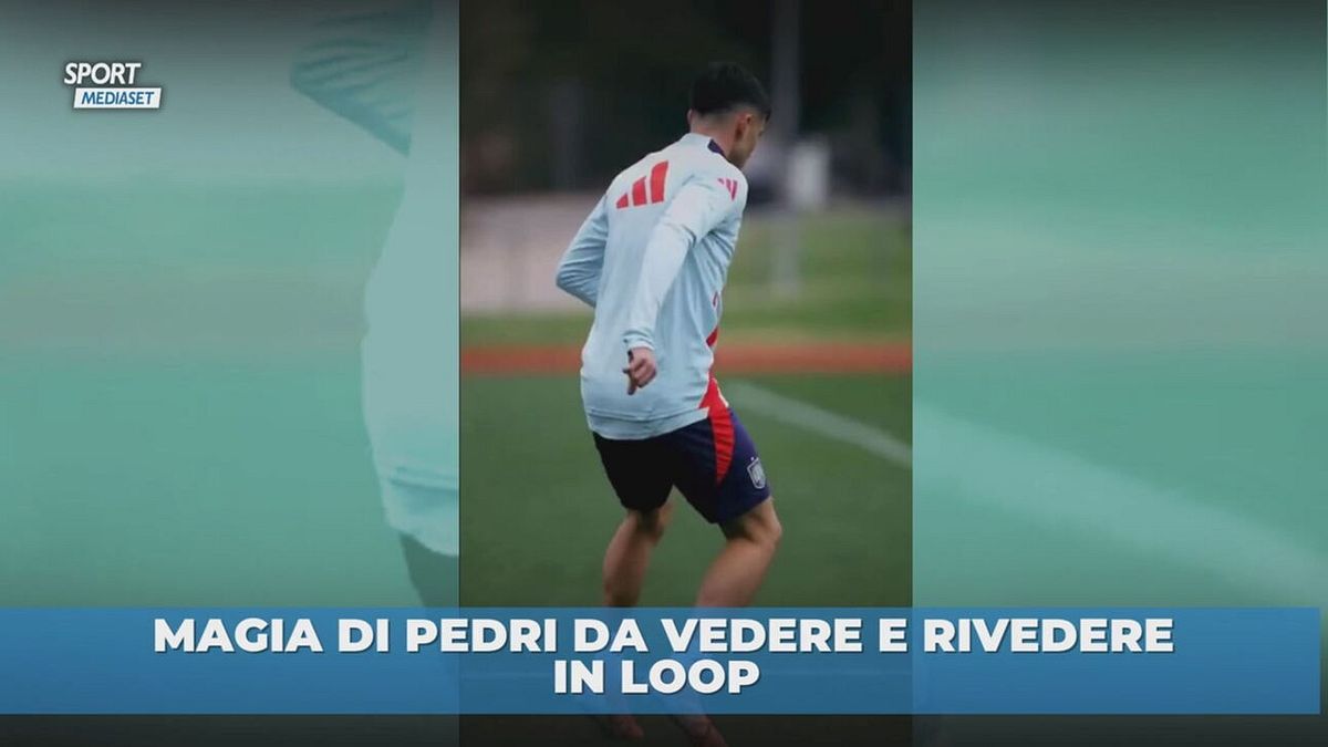 Pedri in loop, che magia