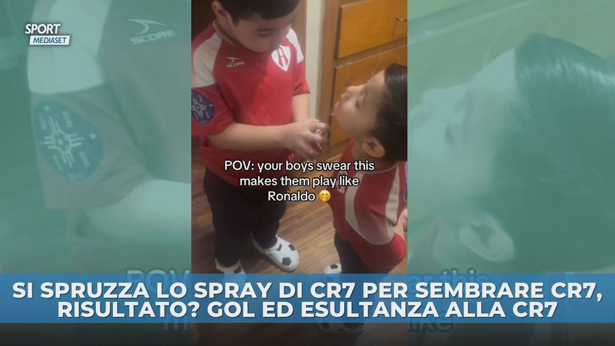 Con lo spray di CR7 diventi CR7