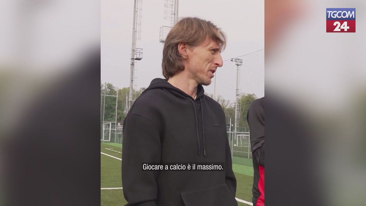 Il discorso di Modric ai giovani calciatori del Milan