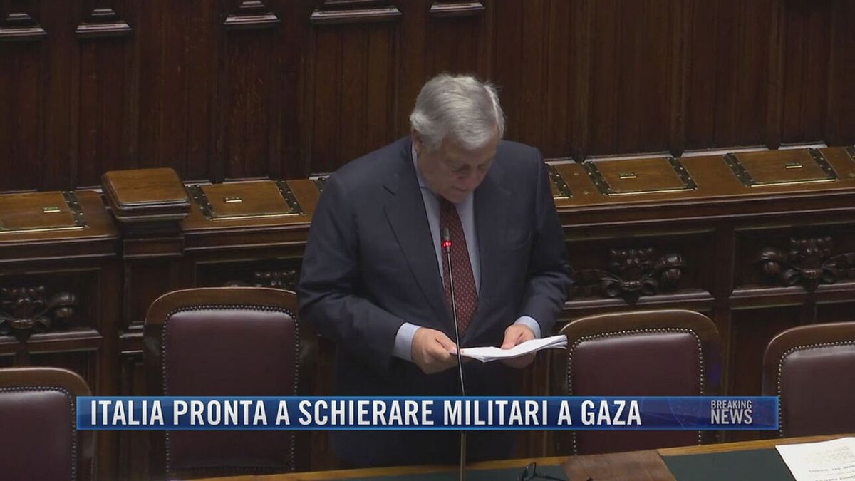 Breaking News delle 21.30 | Italia pronta a schierare militari a Gaza