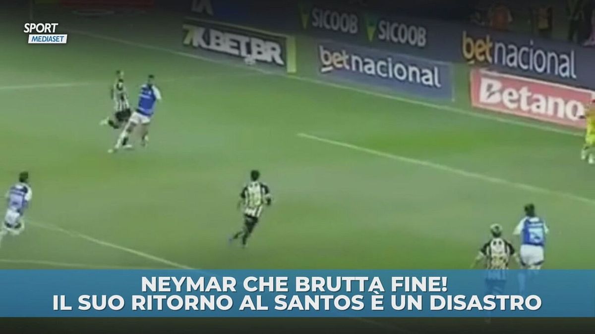 Neymar irriconoscibile