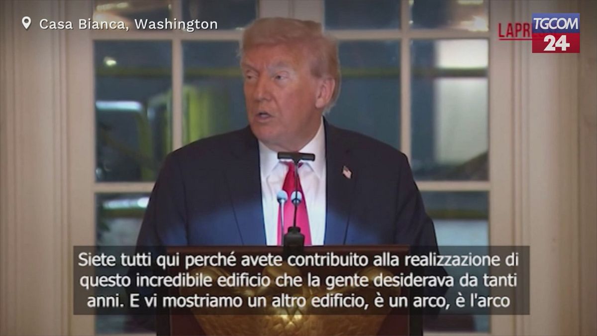 Un arco di trionfo a Washington, Trump svela l'ambizioso progetto
