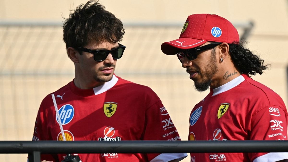  Charles Leclerc e Lewis Hamilton