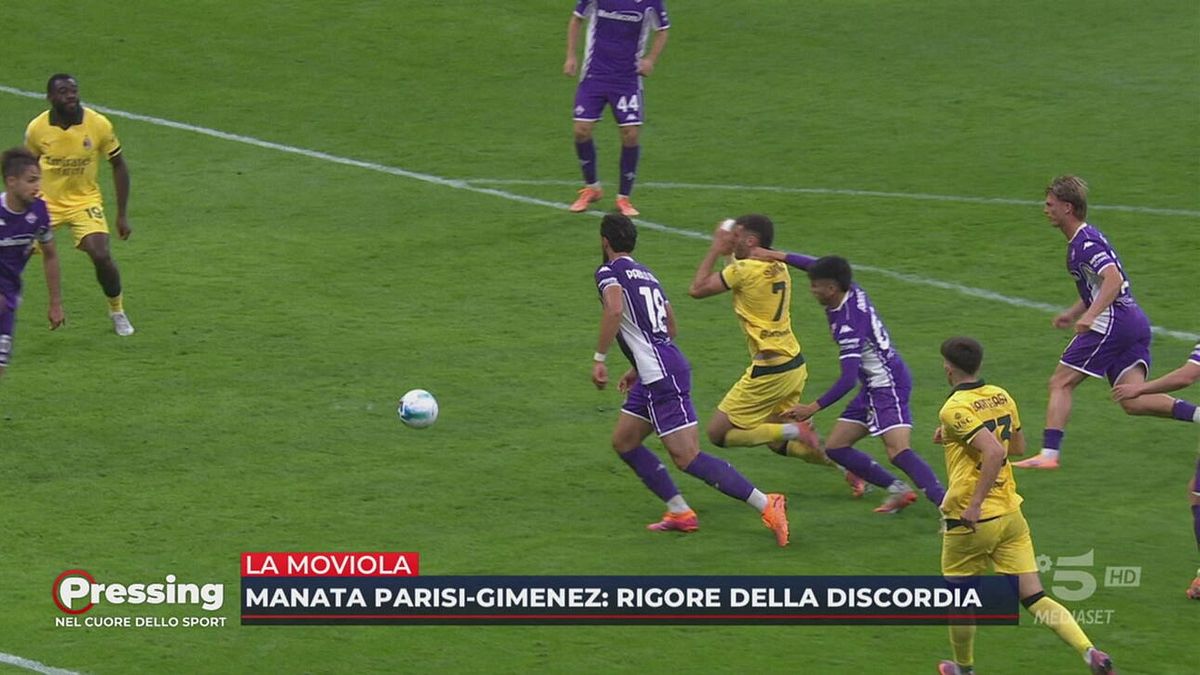La moviola di Milan-Fiorentina: Parisi-Gimenez, rigore sì o no?
