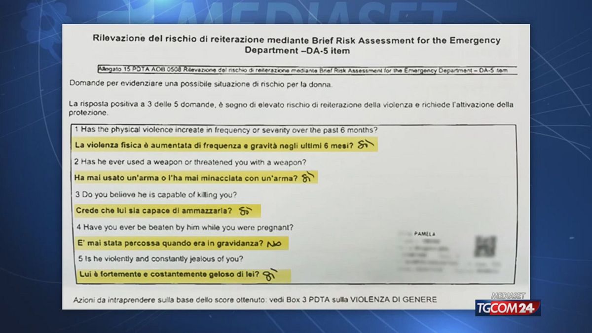 18.00 PAMELA, NUOVI INTERROGATORI SRV