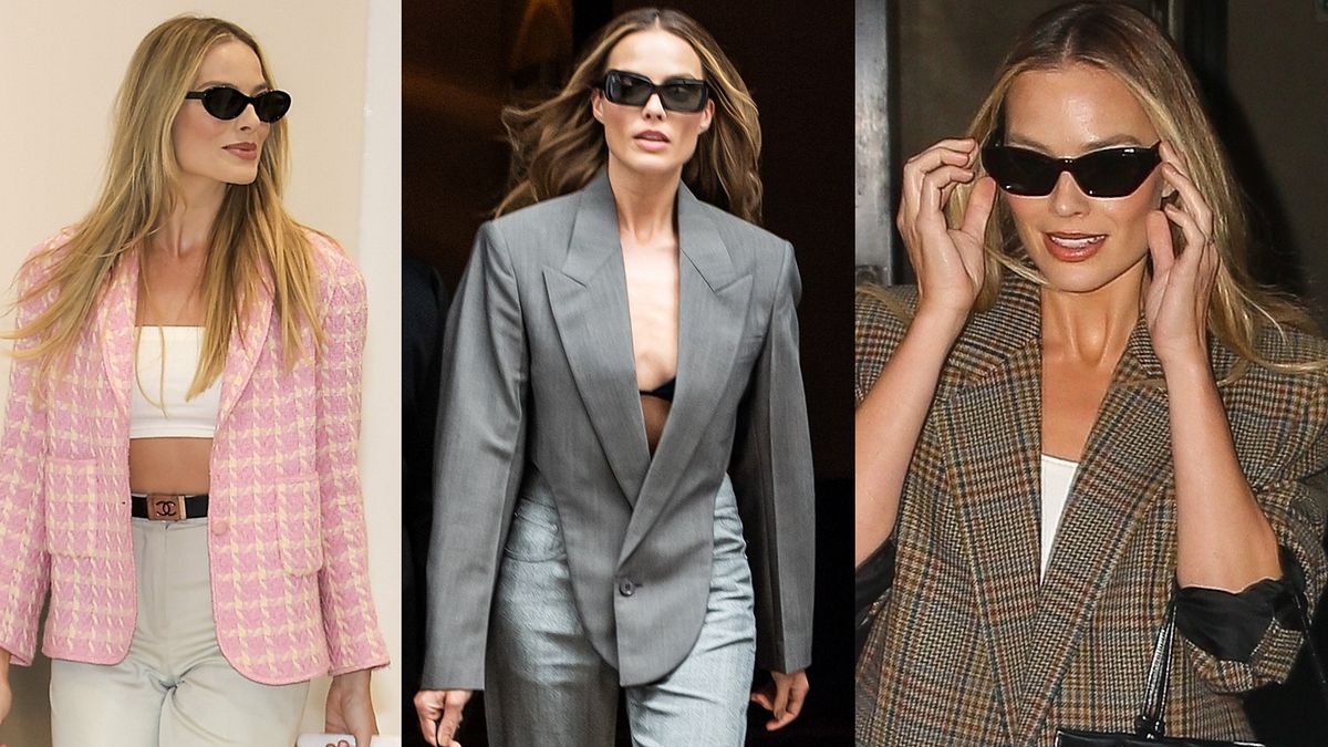 Come indossare il blazer: i look di Margot Robbie facili da copiare