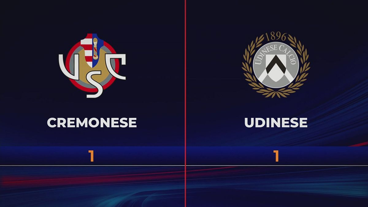 Cremonese-Udinese 1-1: gli highlights