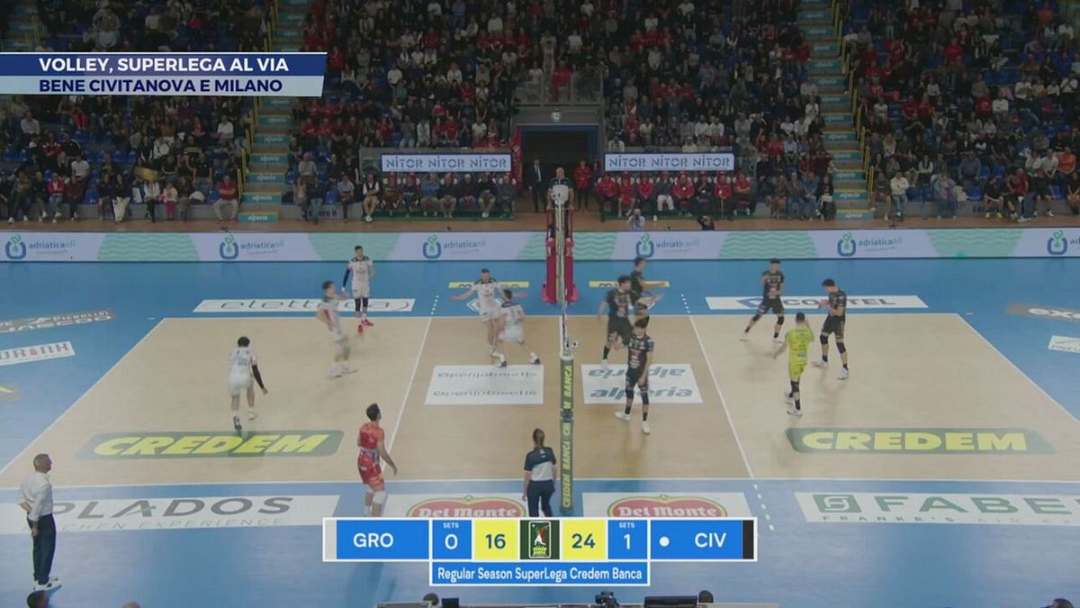 Volley, superlega al via