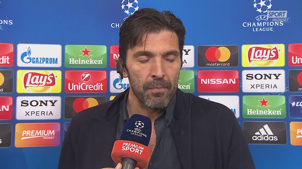 DICH BUFFON BIDONE IMMONDIZIA - REAL MADRID-JUVENTUS 2018 22/10 SRV