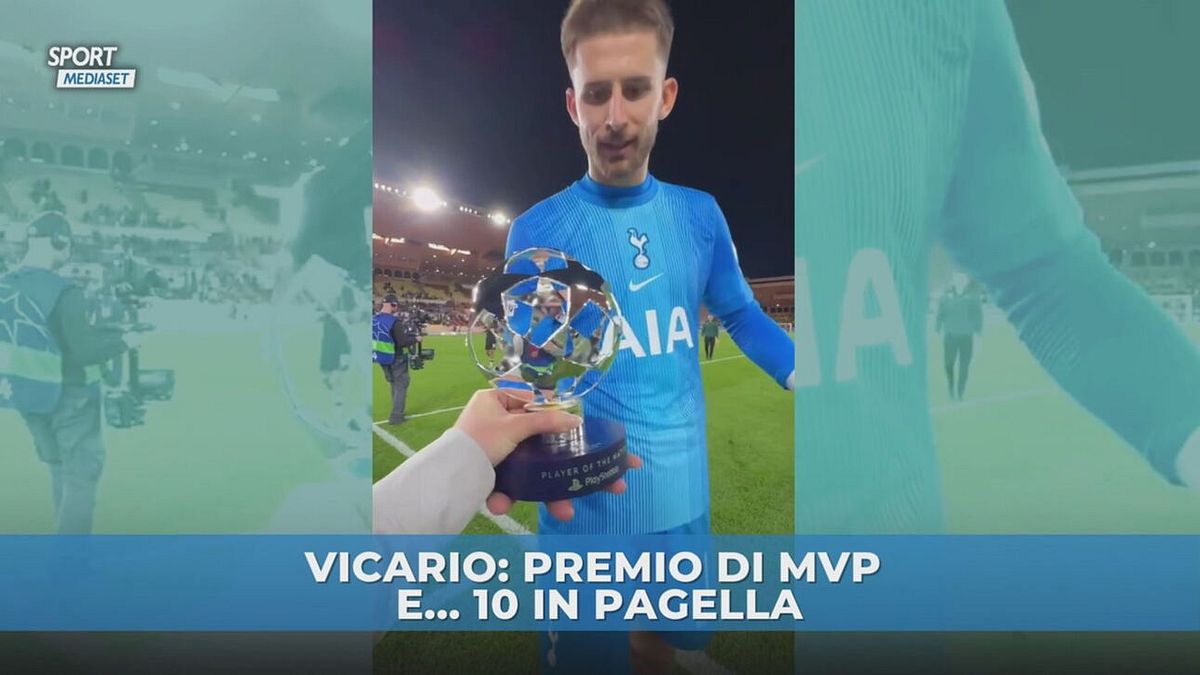 Vicario mvp e 10 pagella