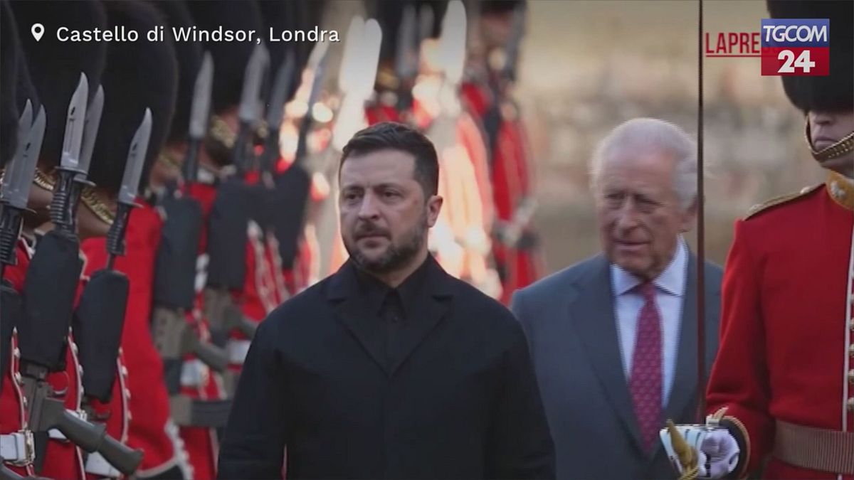 Londra, Zelensky ricevuto da re Carlo III a Windsor