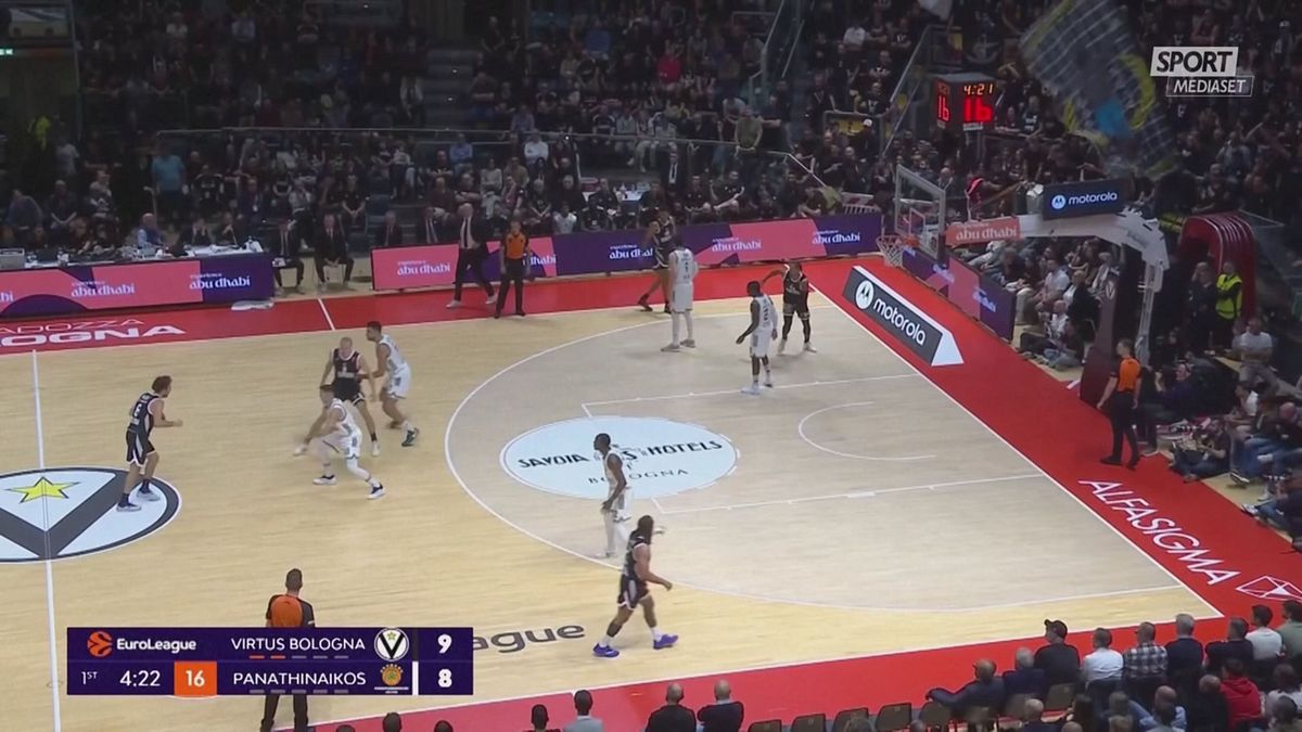 MCH EUROLEGA, VIRTUS BATTE PANATHINAIKOS MCH