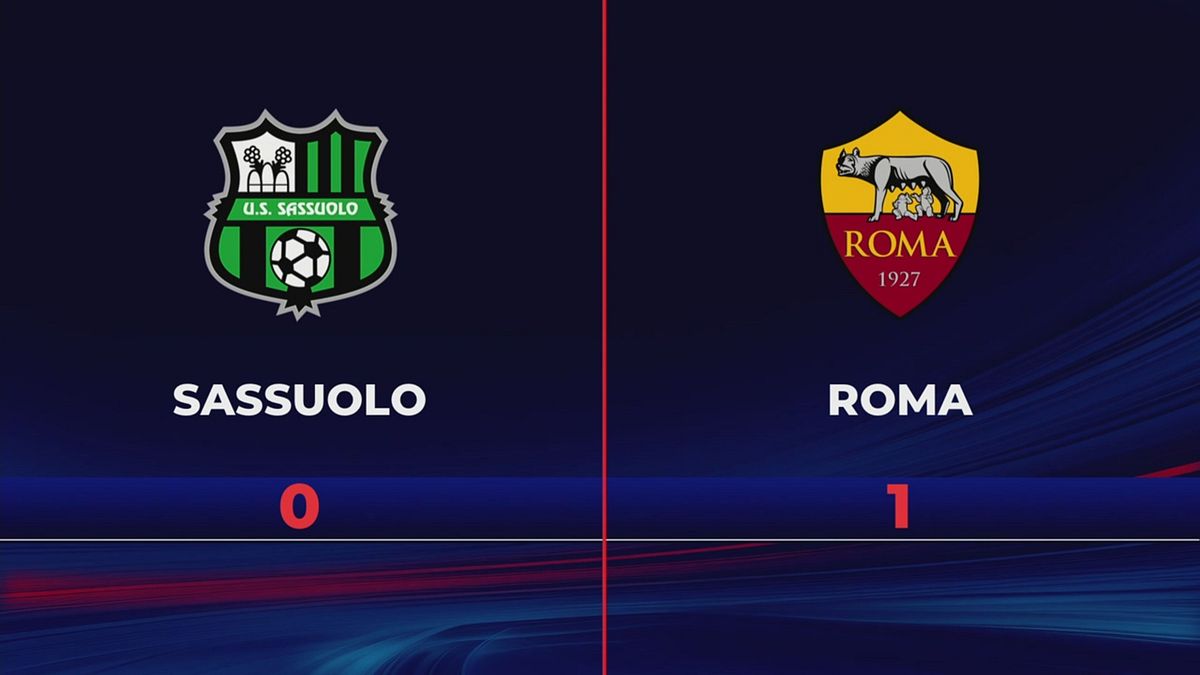 Sassuolo-Roma 0-1: gli highlights