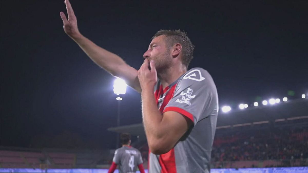 Il primo gol in Serie A