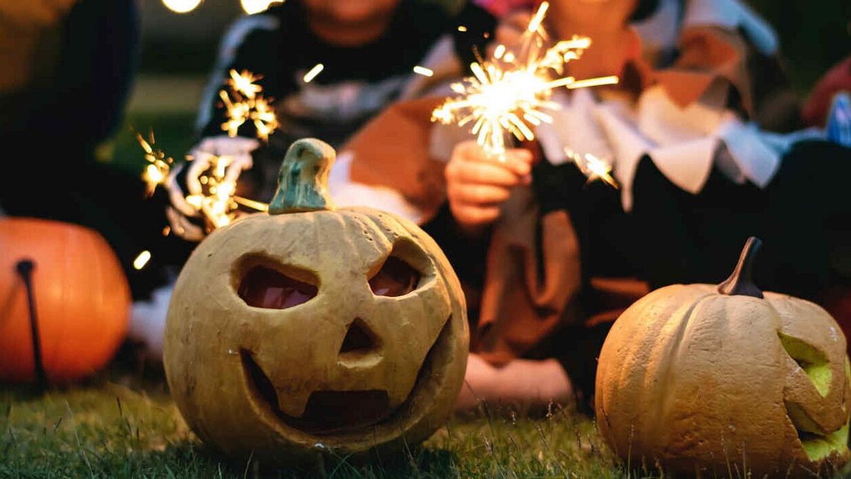 Little kids at Halloween party