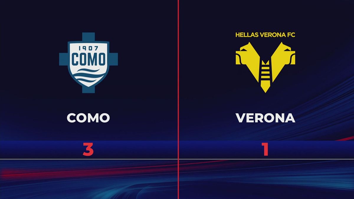 Como-Verona 3-1: gli highlights