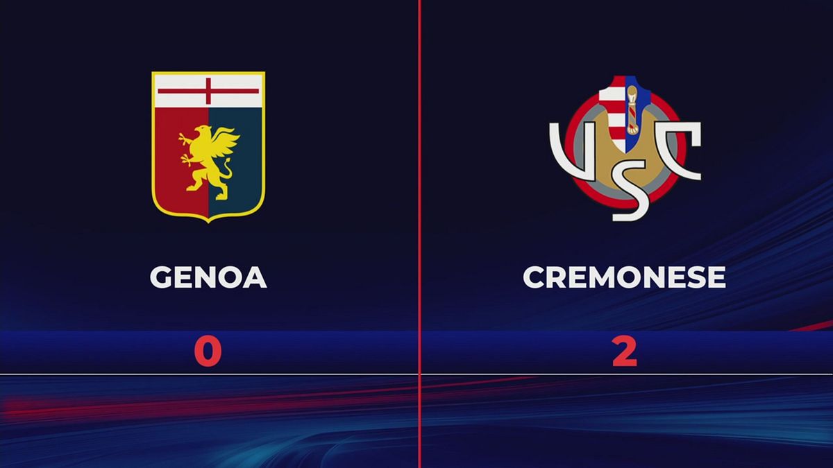Genoa-Cremonese 0-2: gli highlights