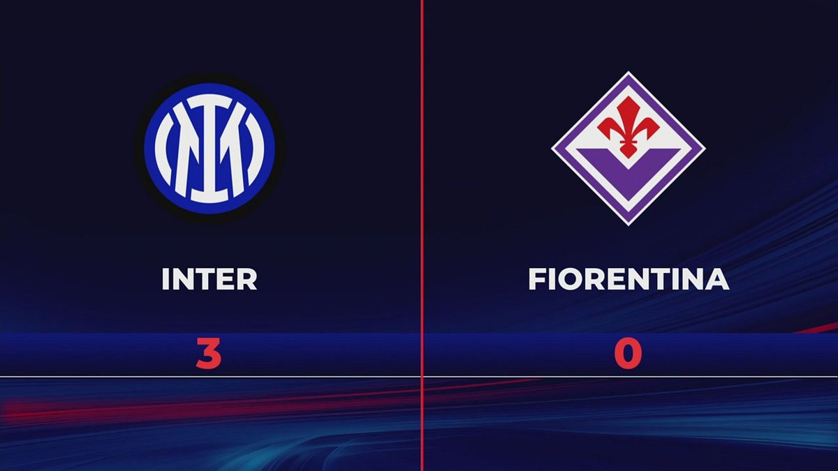 Inter-Fiorentina 3-0: gli highlights