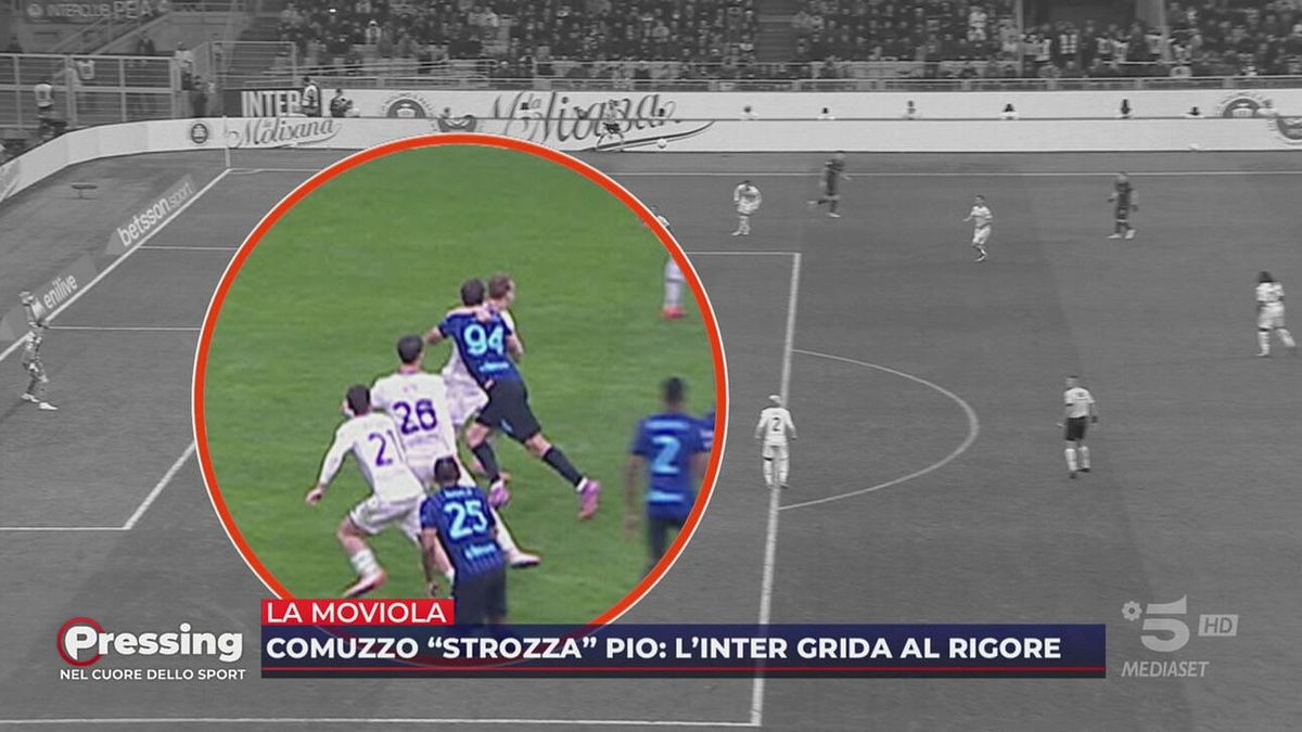 La moviola di Inter-Fiorentina. Cesari: "C'è un'immagine inquietante"