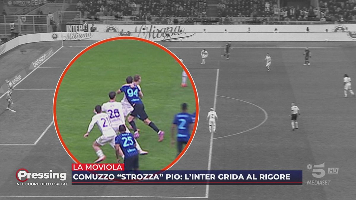 La moviola di Inter-Fiorentina. Cesari: "C'è un'immagine inquietante"