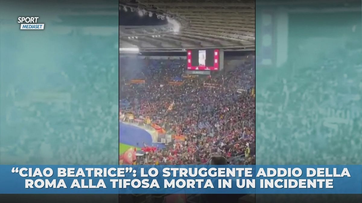 "Ciao Beatrice", l'omaggio della Roma