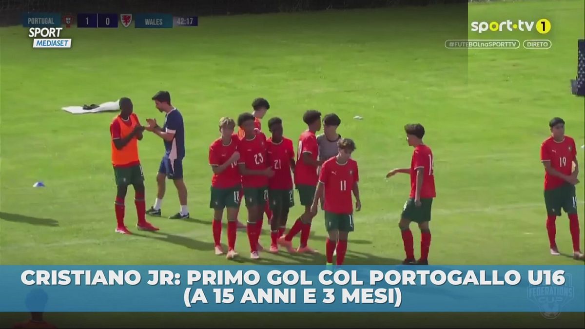 Cristiano JR: primo gol col Portogallo