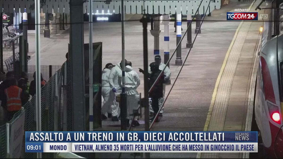Breaking News delle 9.00 | Assalto a un treno in GB, dieci accoltellati