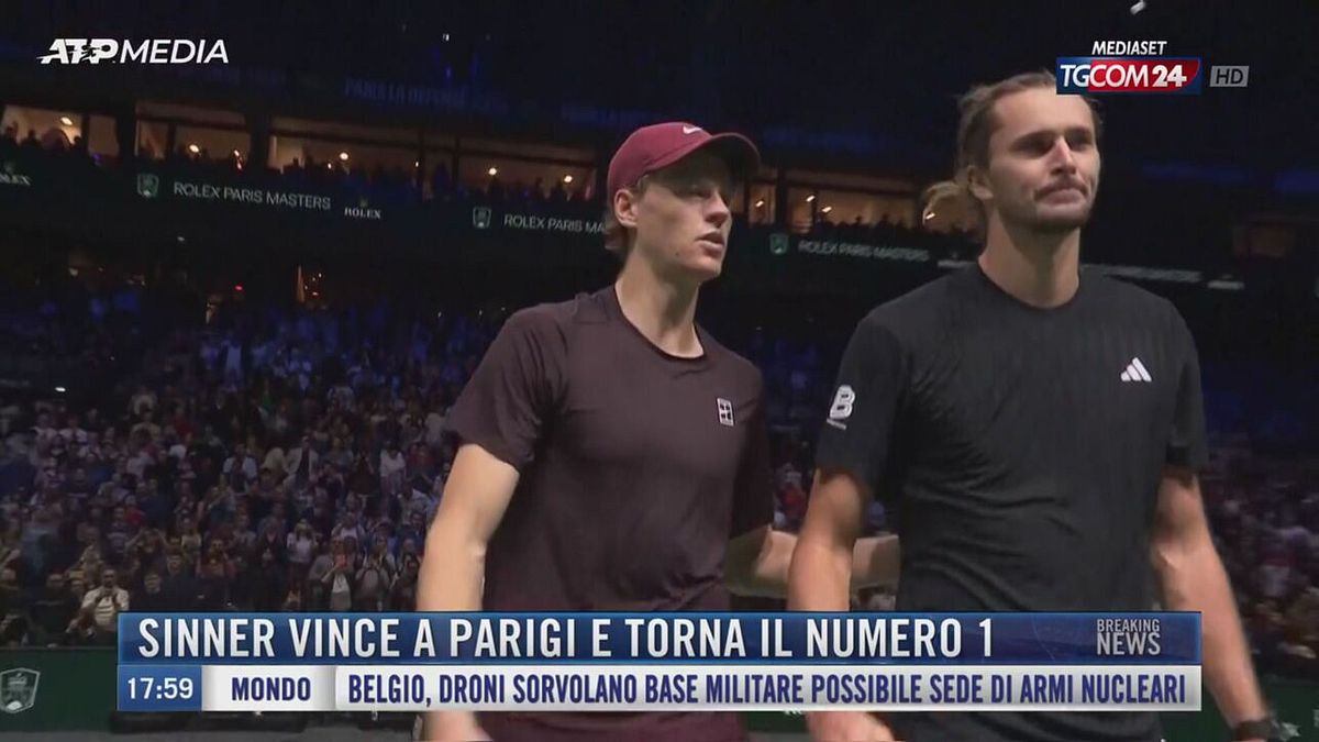 Breaking News delle 18.00 | Sinner vince a Parigi e torna il numero 1